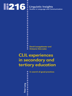 cover image of CLIL experiences in secondary and tertiary education